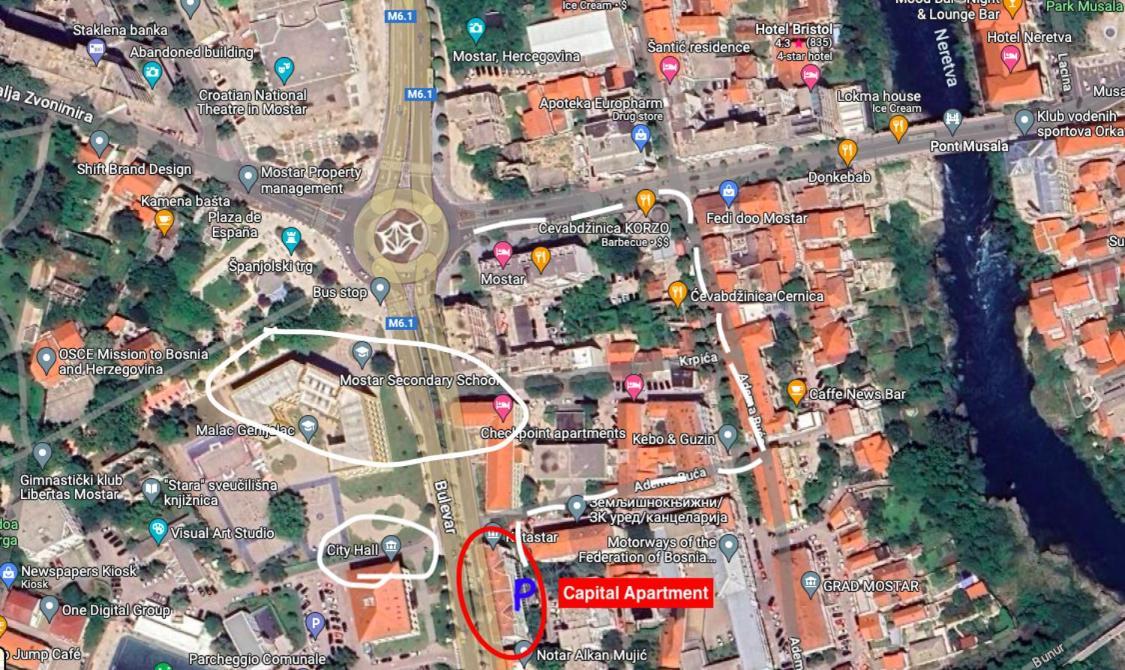 Capital Apartments - City Centre Mostar Buitenkant foto